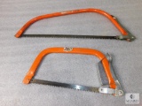 Lot of 2 Bow Saws 12