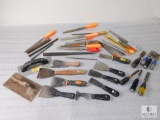 Large Lot of Assorted Chisels, Scrapers, Files and Trowel