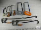 Lot of Hacksaws and Clamps