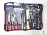 Champion Glove Box Tool Set - Socket with Ratchet, Hose Clamp, Pliers, Tire Gauge, Tape, Razor and