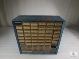 60 Drawer Parts Storage Unit with Assorted Electrical Items