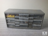 22 Drawer Parts Storage with Assorted Brass Fittings, Bolts, Screws and Fasteners