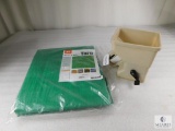 New Medium Duty 11' x 15' Tarp and Lawn Seeder