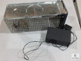 Havahart Small Critter Trap and Black & Decker Ultrasonic Rodent Repellent Speaker