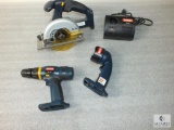 Ryobi Cordless Tool Set 9.6 Volt Drill, Light and Circular Saw