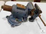 Large Bench Vise with Swivel Base
