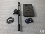 Lot Microphone Stand, 4 Channel Stereo Mixer, Logitech Mouse & USB Cable
