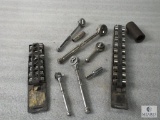 Lot of Assorted Ratchet Wrenches and Sockets