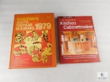 Lot Chilton's Auto Repair Manual 1979 & Bob Lang's Kitchen Cabinet Maker Book