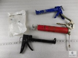Lot Grease Gun and 2 Caulking Guns