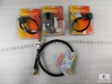 Lot of Mr. Heater Propane Pigtail Hose & Auto Changeover Two-Stage Regulator