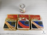 Lot of 3 New 18' Rope Lights and Connector Cables (2) Clear (1) Red