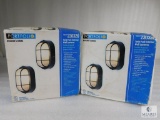 2 New Sets of Portfolio Twin Pack Exterior Wall Lanterns #230326