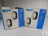 2 New Sets of Portfolio Twin Pack Exterior Wall Lanterns #230326
