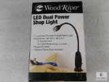 New Wood River LED Dual Power Shop Light Magnetic Base