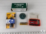 Lot 120 pc Diamond Burr Set, Dewalt Magnetic Drive Set, Black & Decker Bit Set and Assorted Bits