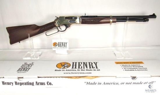 New Henry Golden Deluxe .410 Gauge Side Gate Lever Action Shotgun