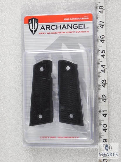 New Archangel aluminum 1911 pistol grips. Full size