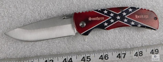 New confederate pride tactical folder