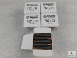 100 rounds Red Army 7.62x39 ammo. 122 grain