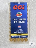 50 rounds CCI 17 HMR ammo. 16 grain hollow point