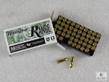 50 rounds Remington 9mm ammo. 115 grain FMJ