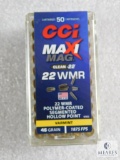 50 rounds CCI .22 magnum ammo.