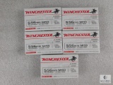 100 rounds Winchester 5.56 ammo. 55 grain FMJ