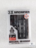 New UTG 3x magnifier with flip to side QD mount