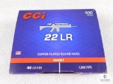 300 rounds CCI 22 long rifle AR Tactical ammo. 40 grain copper plated