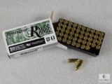 50 rounds Remington 9mm ammo. 115 grain FMJ