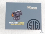 New Sig Sauer Romeo-MSR red dot sight. 2 MOA