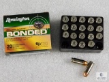 20 rounds Remington Golden Saber .40 S&W ammo. 180 grain bonded hollow point