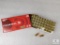 50 Rounds Federal 9mm Luger 115 Grain Brass FMJ Ammo RN