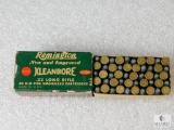 50 Rounds Remington Kleanbore .22LR Ammo in Vintage Box