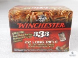 333 Rounds Winchester .22LR 36 Grain Hollow Point Ammo 1280 FPS