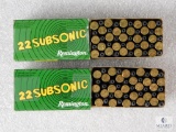 100 Rounds Remington Subsonic .22LR Hollow Point Ammo