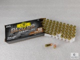 50 Rounds Blazer 9mm Luger 115 Grain FMJ Ammo Brass Case