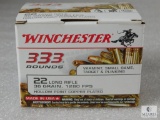 333 Rounds Winchester .22LR 36 Grain Hollow Point Ammo 1280 FPS