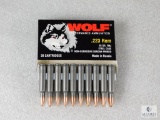 20 Rounds Wolf .223 REM 55 Grain FMJ Steel Case Ammo