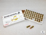 50 Rounds Winchester 9mm Nato 124 Grain FMJ Ammo