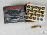 20 Rounds Winchester Silvertip .40 S&W 155 Grain Defense JHP Ammo