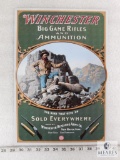 Winchester Big Game Rifles & Ammunition Tin Advertising Sign