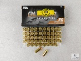 50 Rounds Blazer .40 S&W 180 Grain FMJ Brass Case Ammo