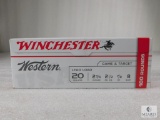 100 Rounds Winchester 20 Gauge Lead Load 2-3/4