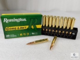 20 Rounds Remington .30-06 SPRG 150 Grain Core-Lokt PSP Ammo