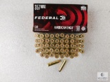 50 Rounds Federal .357 MAG 158 Grain JSP Ammo