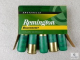 5 Rounds Remington 12 Gauge Buckshot 2-3/4