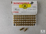 50 Rounds Winchester .32 Auto 71 Grain FMJ Ammo