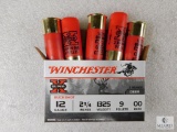 5 Rounds Winchester Buckshot 12 Gauge 2-3/4